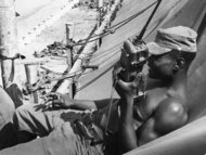 Sgt. Charles Gaines was on the mortar team at LZ Hereford, providing the rest of Charlie Company with fire support. (Courtesy Robert Roeder and John Spranza)