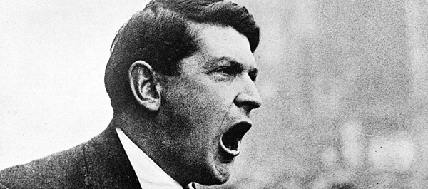 Michael Collins waged a shadow war against the British for 12 years before forcing them out of southern Ireland and taking to the podium. (Roger Viollet/Getty Images)