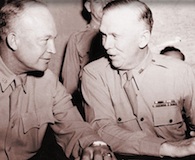 George C. Marshall with Dwight D. Eisenhower