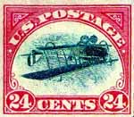Inverted Airmail Stamp