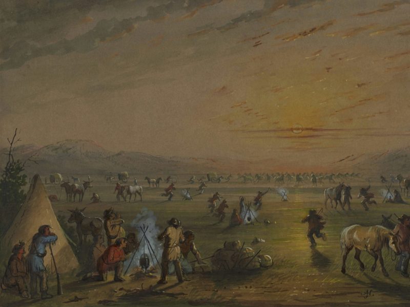 Catching Up Alfred Jacob Miller 1837 Fur Traders