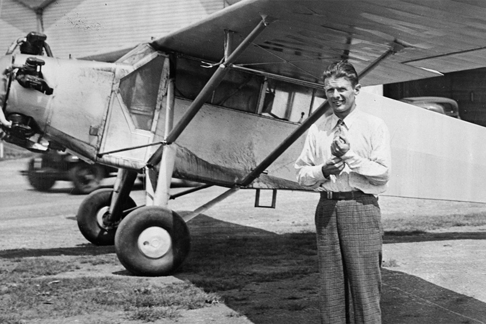 Corrigan bought his used Curtiss Robin for a song. His makeshift improvements would finally reward him during his solo flight from New York to Ireland. (HistoryNet Archives)