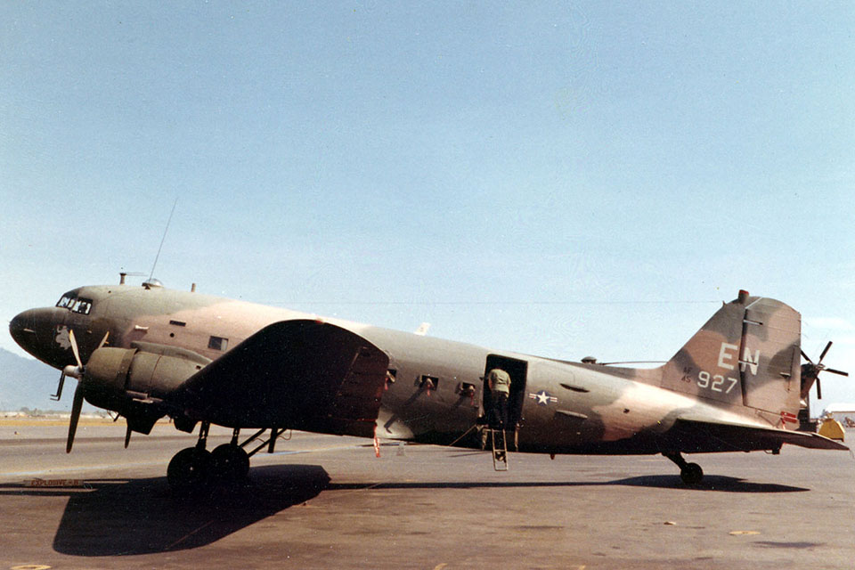 Photographed in September 1968, this AC-47D belonged the 4th Special Operations Squadron. (U.S. Air Force)