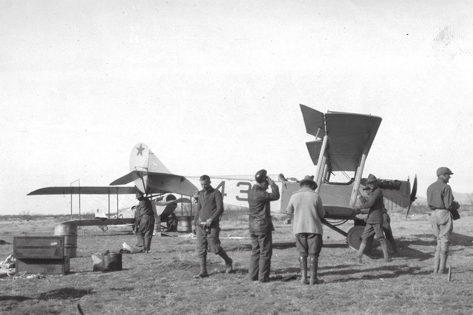 TheSquadron's airplanes were plagued with maintenance problems and in constant need of repair. (U.S. Army)