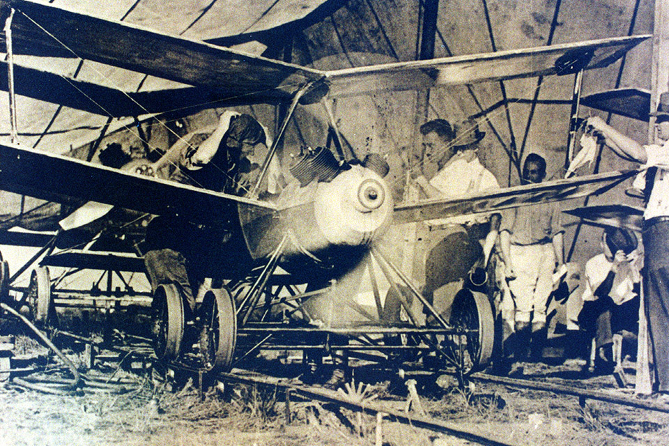 Charles Kettering collaborated with Orville Wright to produce what is generally regarded as the first practical example of an unmanned aircraft, the “Kettering Bug,” although some argue it’s better described as the first cruise missile. (National Museum of the U.S. Air Force)