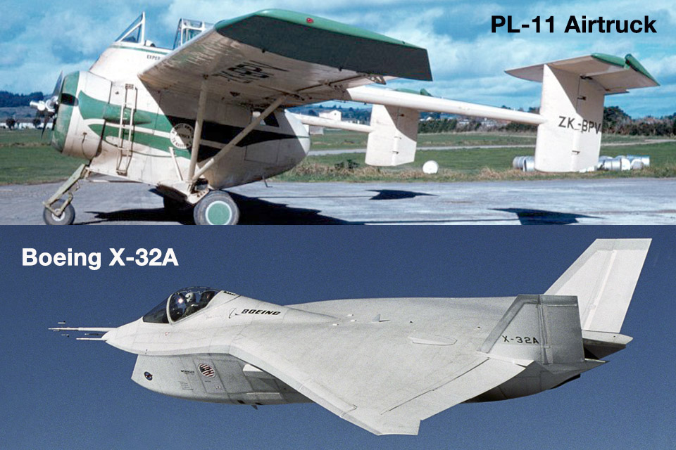 HistoryNet Archives (top), ©Boeing (bottom)