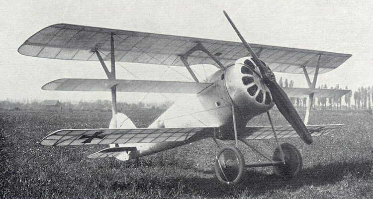 The Pfalz Dr.I prototype.