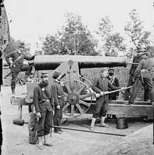 A Cannon Used During The Civil War