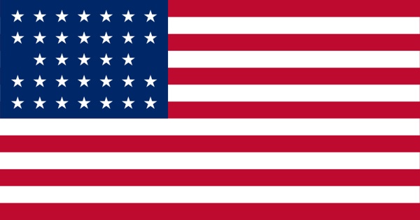 33 star U.S. Flag