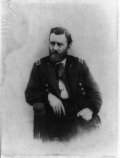 This Alexander Gardner portrait was taken just a few weeks after Union General-in-Chief Grant accepted General Robert E. Lee's surrender at Appomattox, Virginia.