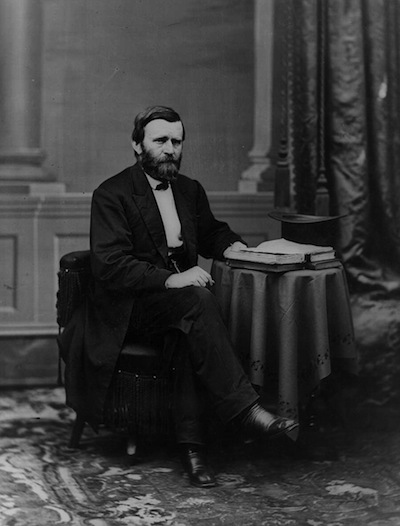 This photograph of Grant was taken between 1869 and 1877.