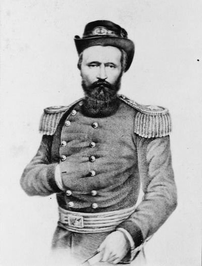 This sketch depicts Brigadier General Grant in his dress uniform.