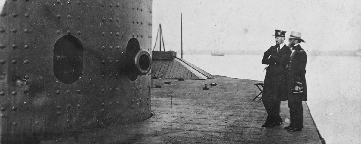 USS Monitor photograph from Library of Congress
