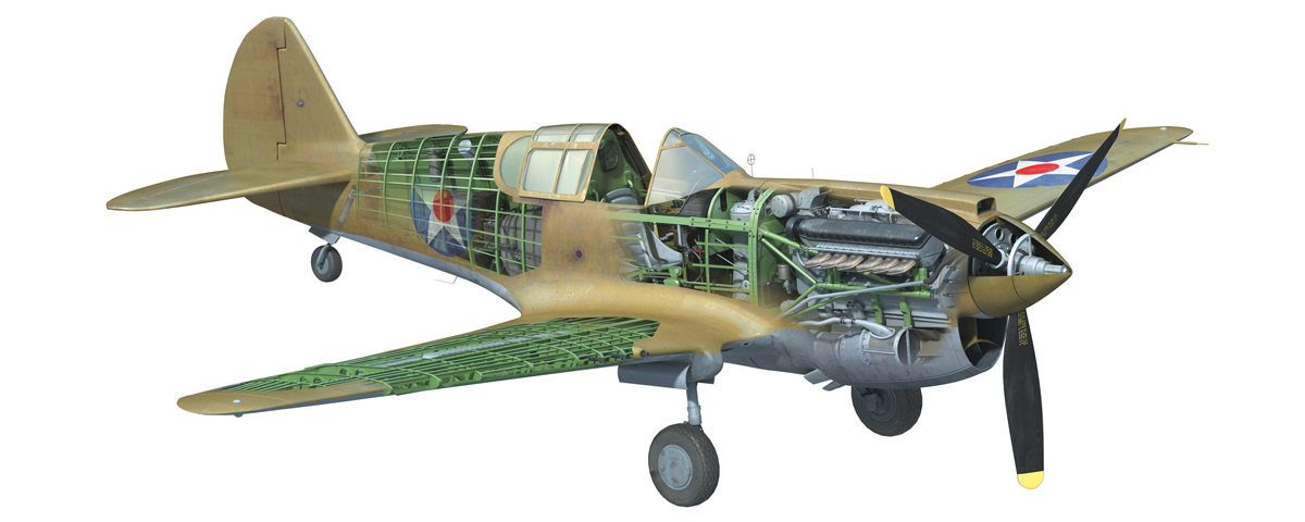 P 40 Warhawk Model