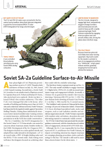 Soviet SA-2a Guideline Surface-to-Air Missile