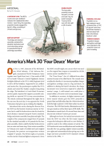America’s Mark 30 ‘Four Deuce’ Mortar