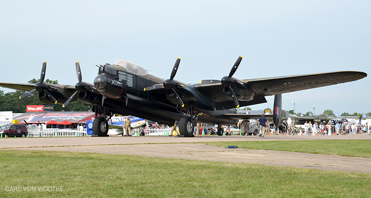 Canadian Warbird Heritage brought their stunning Avro Lancaster Mk.X, one of only two flying today.