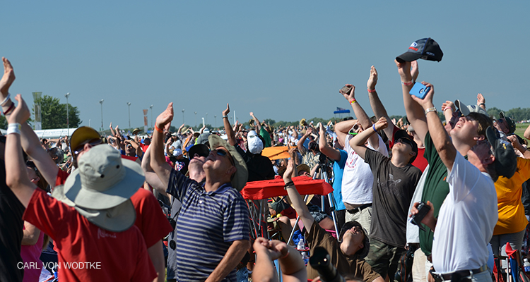 Attendance at AirVenture 2015 was about 550,000 for the week, the highest since 2005.