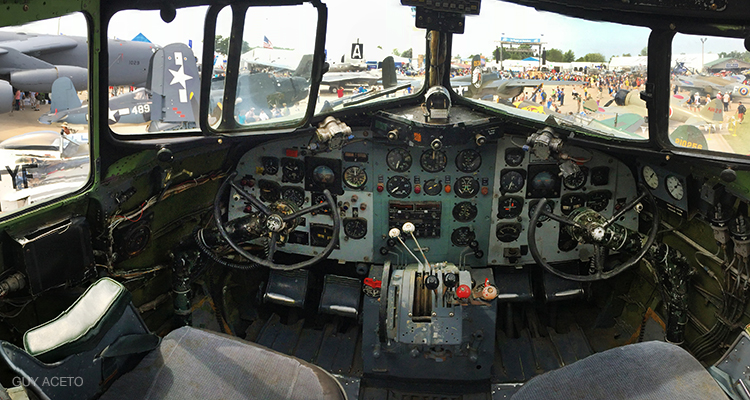 The cockpit of the C-47 "That's all Brother" still needs a lot of work, but it will surely be worth it.