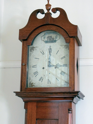 The meeting between Grant and Lee ended at about 3 p.m.—the time frozen on the clock at the McLean House, one of the few pieces of family furnishings still there. (Tamela Baker)