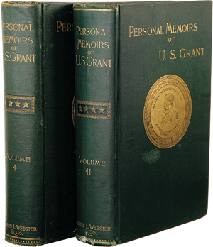 Grant mustered all his strength for his last battle—fighting throat cancer long enough to finish his memoirs, which would support his family after he died. (Heritage Auctions, Dallas)