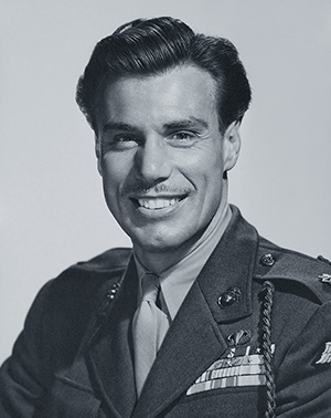 Ortiz was a decorated combat veteran of the French Foreign Legion when he enlisted in the U.S. Marine Corps during World War II. (U.S. Marine Corps History Division)