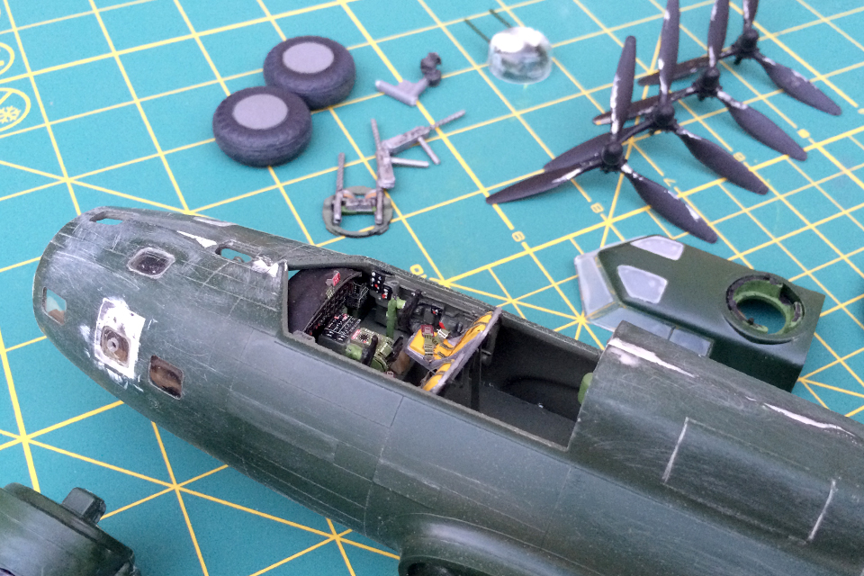 Finally getting the fuselage together is a major step.