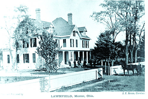 James Garfield's stay-at-home strategy kept him at Lawnfield throughout the campaign.