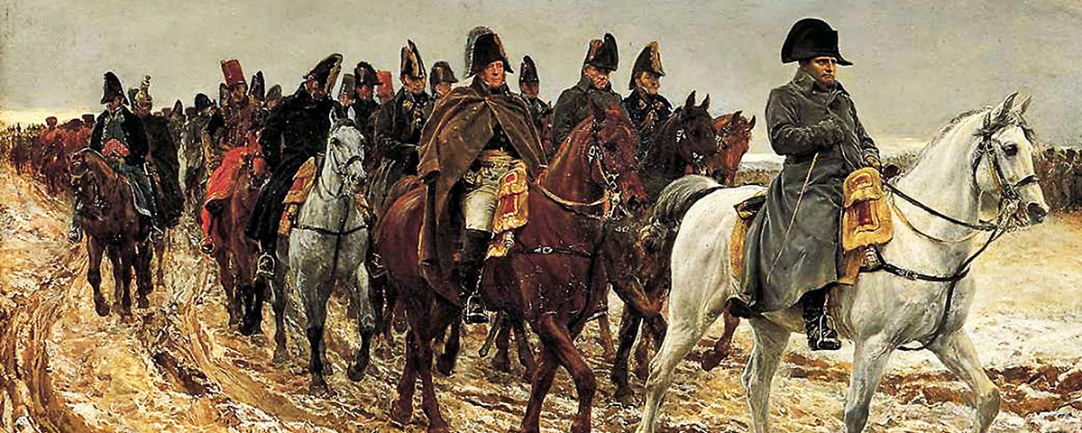 Napoleon retreats from Laon