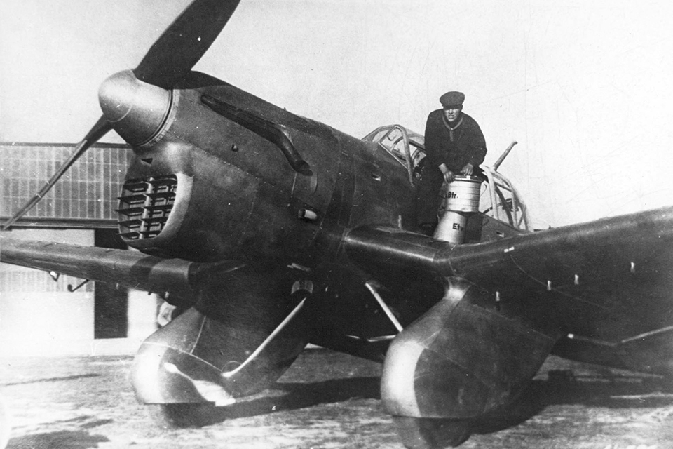 The Rolls-Royce Kestral-powered Ju-87 V-1 prototype first flew on September 17, 1935. (SDASM/Alamy)