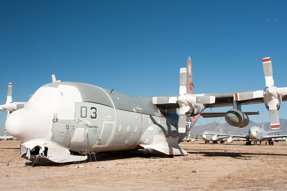 Encased for 17 years in Antarctic ice, the LC-130 Hercules “Phoenix” was resurrected and flew for 10 more years before its retirement. (Linda Popovich)