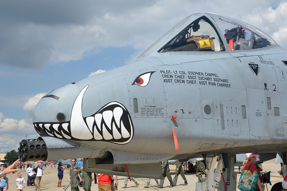 After four decades of service, the Fairchild Republic A-10 “Warthog” is still helping to support ground troops with its lethal 30mm rotary cannon. (Carl von Wodtke)
