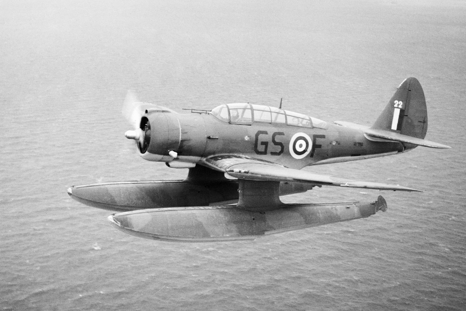 An N-3PB of No. 330 Squadron, RAF, patrols the Atlantic from Iceland in October 1941. (IWM CS0092)