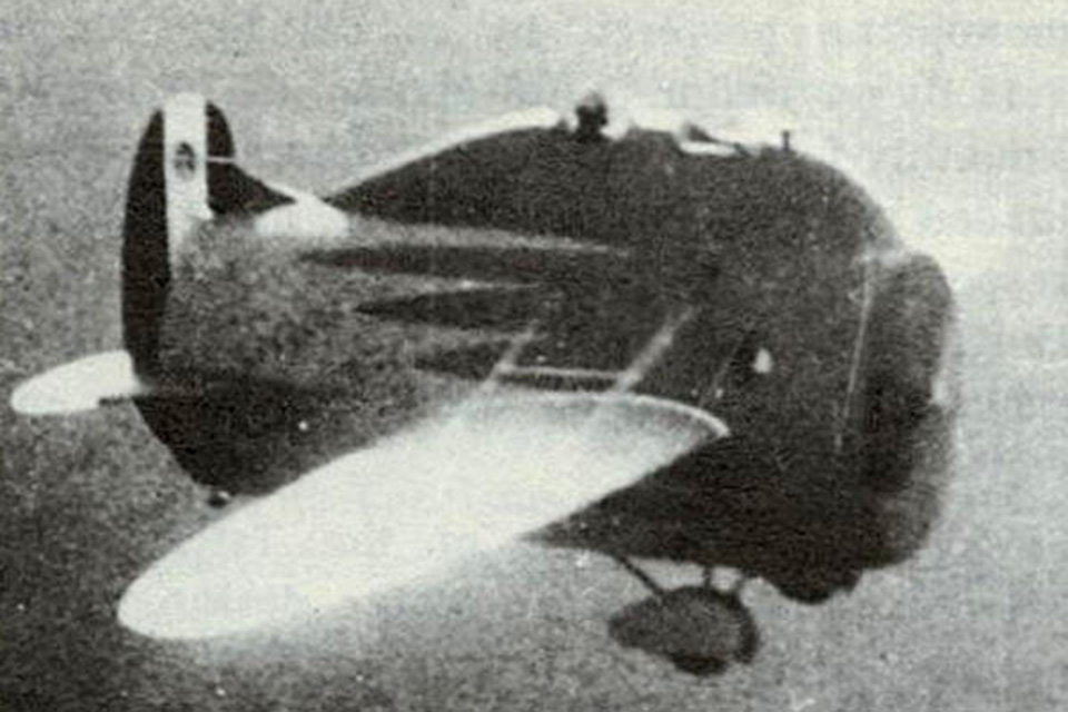 Yes, it actually flew—with Domenico Antonini at the controls—on October 7, 1932. (Aeronautica Militare Italiana)