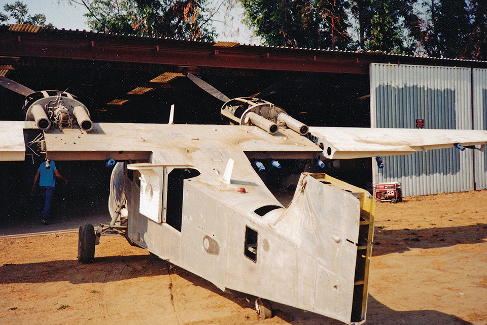 In 1992 Taintor bought the Grumman Widgeon after a two-year quest in California’s Central Valley. (Courtesy of Mark Taintor)