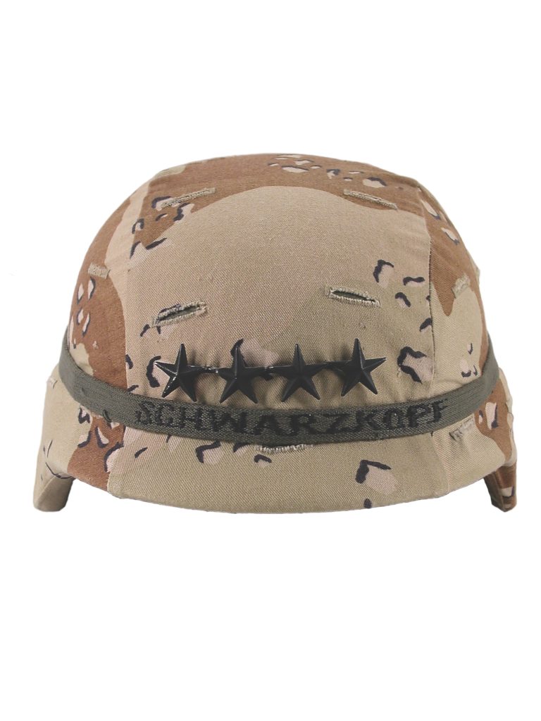 Norman Schwarzkopf Jr.’s Helmet. Introduced to U.S. ground troops after