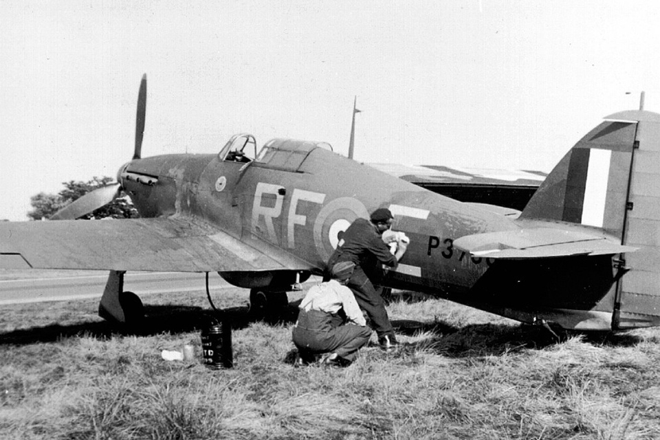 Do your research! Photo reference for your model is invaluable. This No. 303 Squadron Hurricane is getting a much needed wash during a brief respite from the days combat sorties. (HistoryNet Archives)