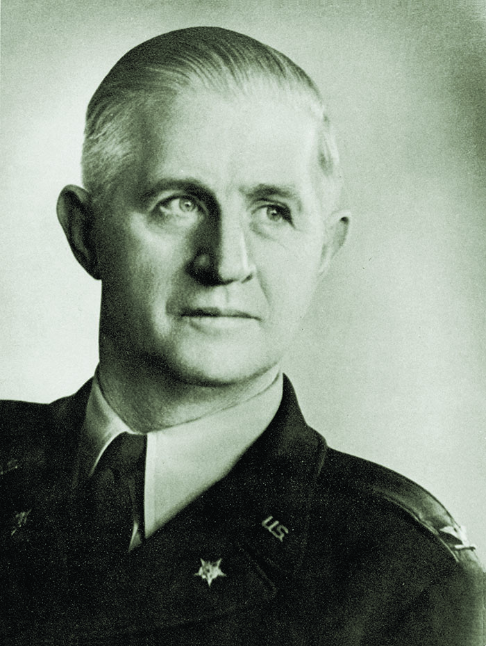 Before the war, Kai E. Rasmussen (here as a colonel) anticipated the need for soldiers familiar with Japanese and helped establish an army language school. (Defense Language Institute Archives)