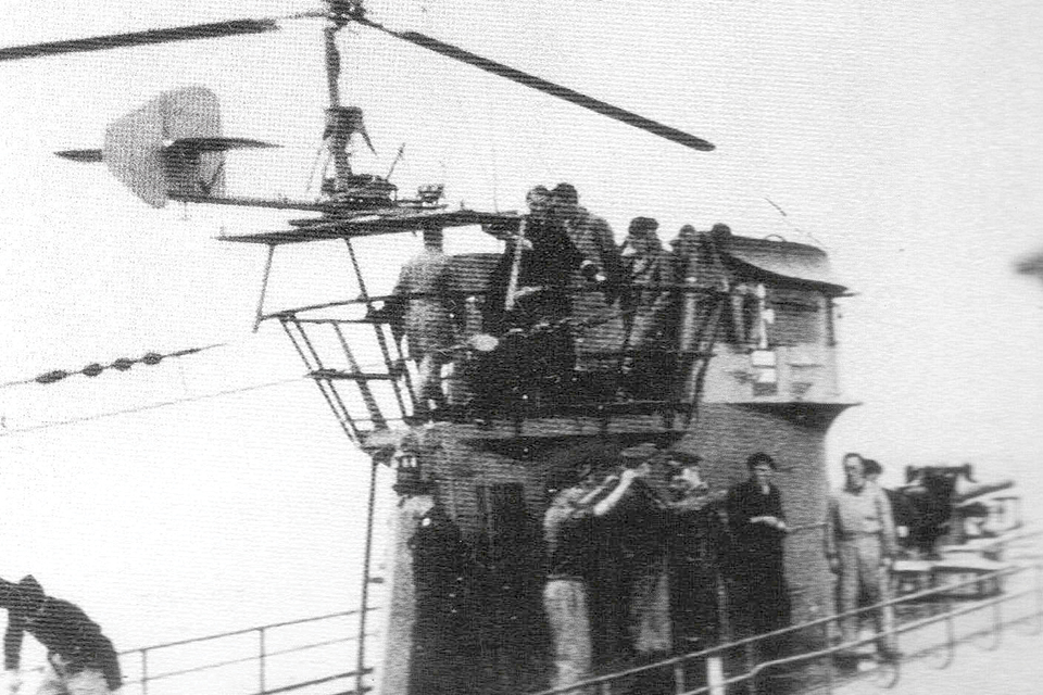 The Focke-Achgelis Fa-330 was launched from a U-boat’s conning tower. (HistoryNet Archives)