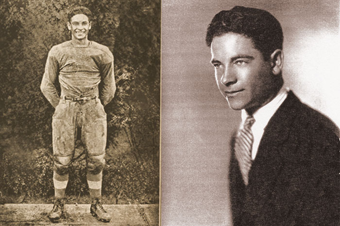 As young men, the two Cushing brothers were a study in contrasts: Walt (left) was full of “L.A. fight,” as his high school yearbook put it; Jim (right) had a more laid-back mien. Then came life in the Philippines—and the Japanese invasion. (Left to Right: Courtesy of Steven Trent Smith and Monica Yamamoto)