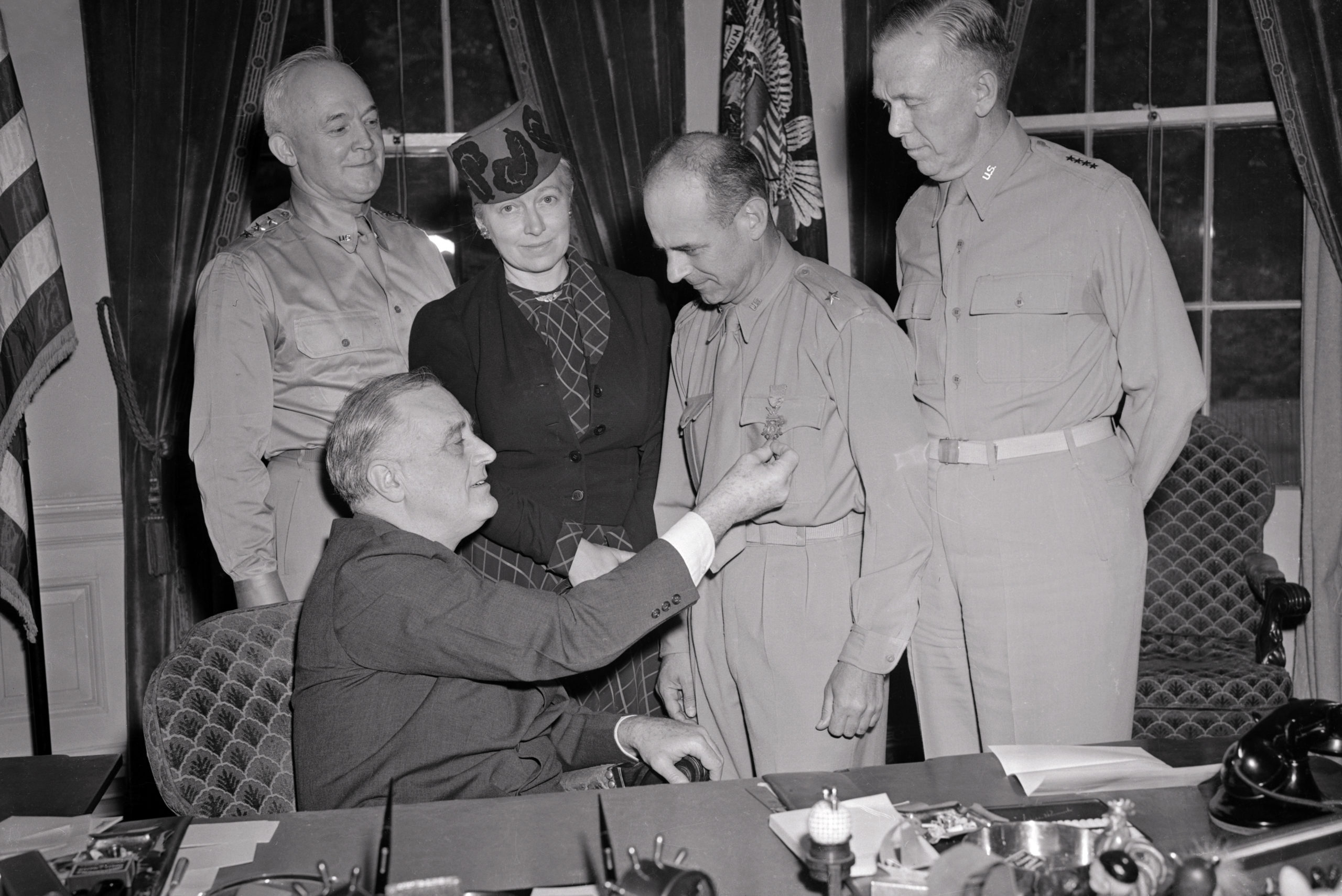 President Roosevelt Awarding James Doolittle the Congressional Medal of