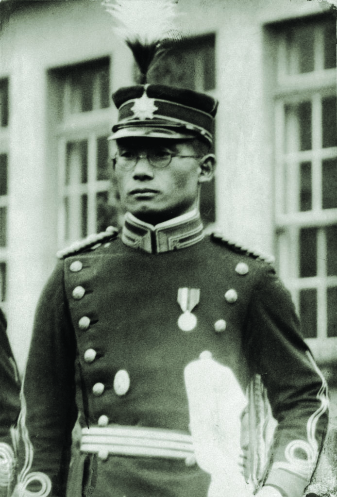 Then a lieutenant, Tsuji, 30, attends a graduation ceremony at the Japanese Army War College in November 1931. THE MAINICHI NEWSPAPERS/AFLO