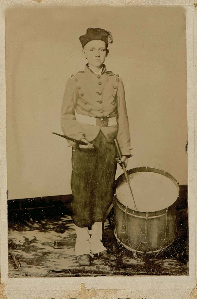 Charles E. Mosby of the 6th Virginia and later the 19th Virginia Heavy Artillery, was 13 when this photo was taken in May 1861. (Virginia Museum of History And Culture)