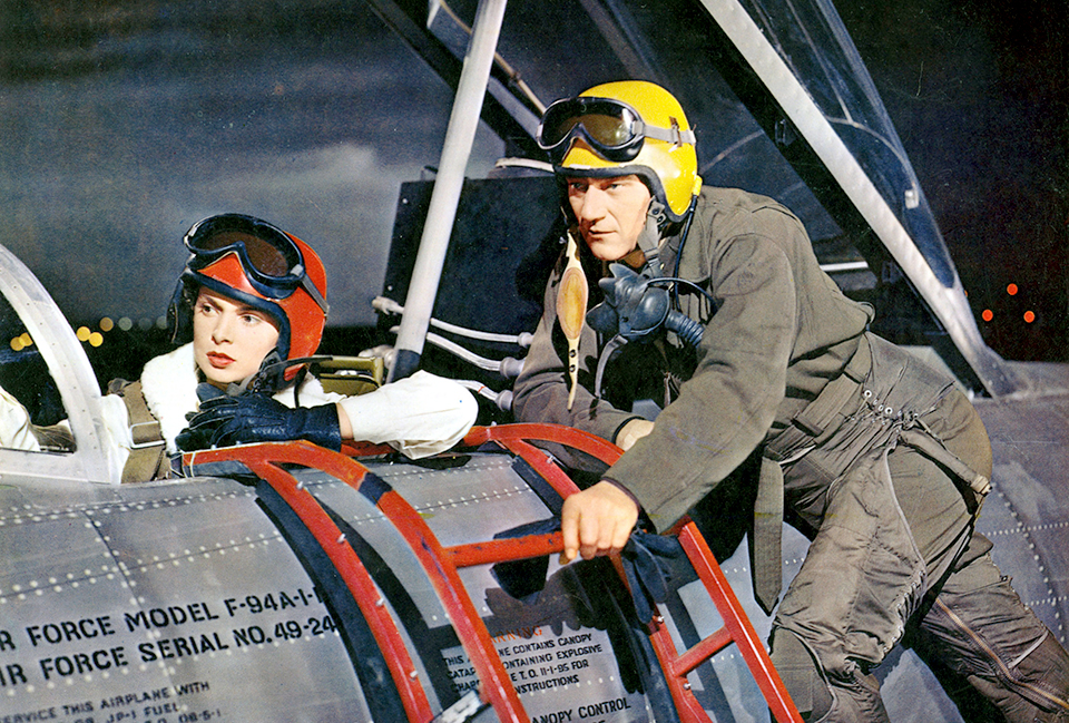 Although Janet Leigh and John Wayne provided star power, "Jet Pilot’s" aircraft were outdated by the time of the film’s release. (RKO Radio Pictures/Roland Grant Archive/Alamy)