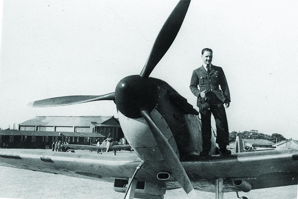 Asked if he followed Adolph "Sailor" Malan’s “Ten Rules for Air Fighting,” John Freeborn, seen atop his Spitfire Mk. I, dismissed them as “a lot of rubbish.” (Courtesy of Bob Cossey, 74(F) Tiger Squadron Association)