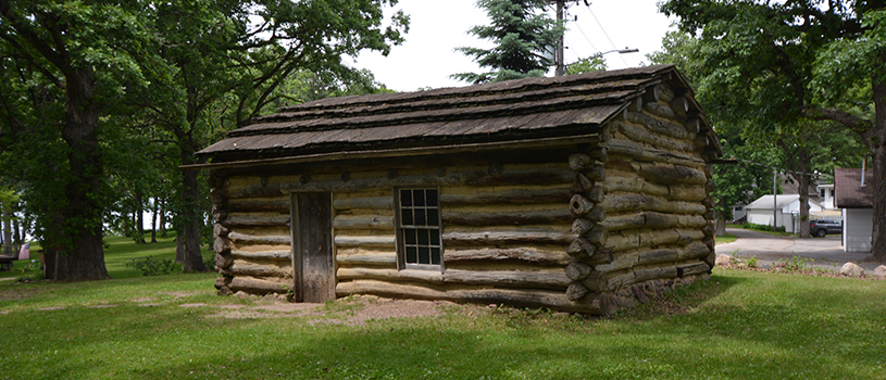 Located in Arnold’s Park, Iowa, Abbie Gardner’s cabin stands as a reminder of a girl’s terrifying forced journey and the life she made afterwards. (The State Historical Society of Iowa)