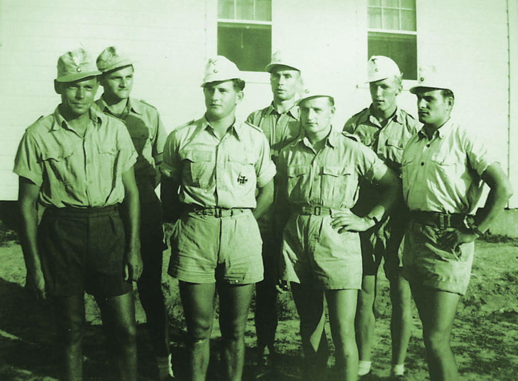 Camp Hearne hosted nearly 5,000 German POWs, including these Afrika Corps men. (Camp Hearne Museum)