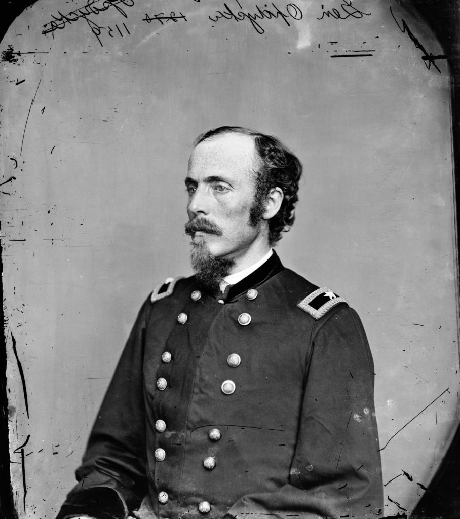Emerson Opdycke's decision to defy orders and pull his brigade behind a fortified position ultimately led to a Union victory at Franklin, Tenn., in November 1864. (Library of Congress)