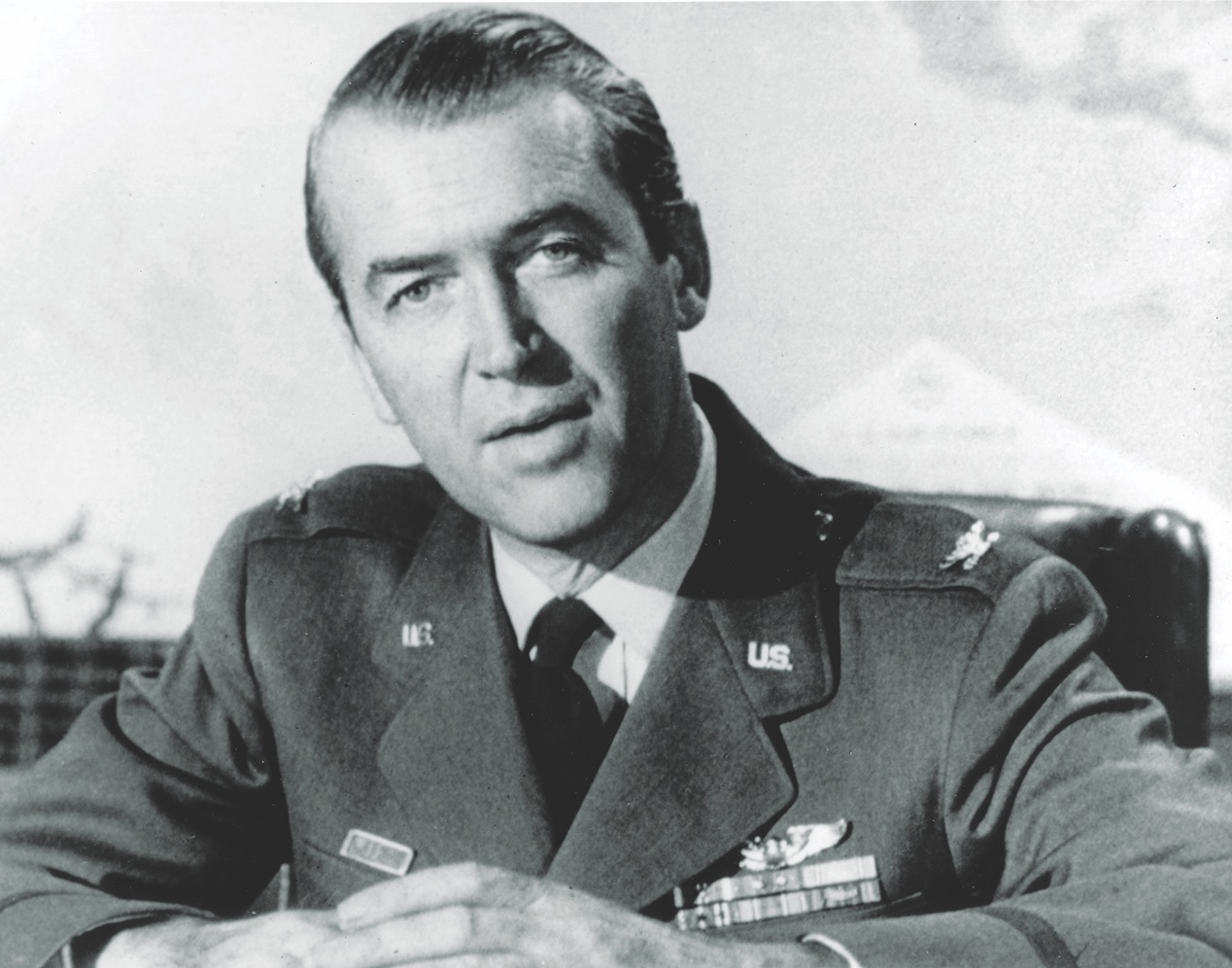 Colonel James Stewart presided over a court-martial stemming from the accidental bombing of Zurich. (U.S. Air Force)
