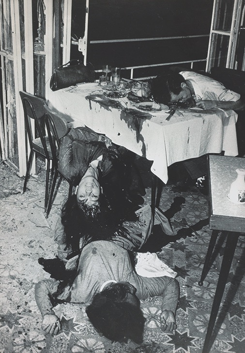 Casualties from the bombing stretched from tables inside the restaurant to sidewalks outside. Most of the victims were South Vietnamese civilians. (Rolls Press/Popperfoto via Getty Images)